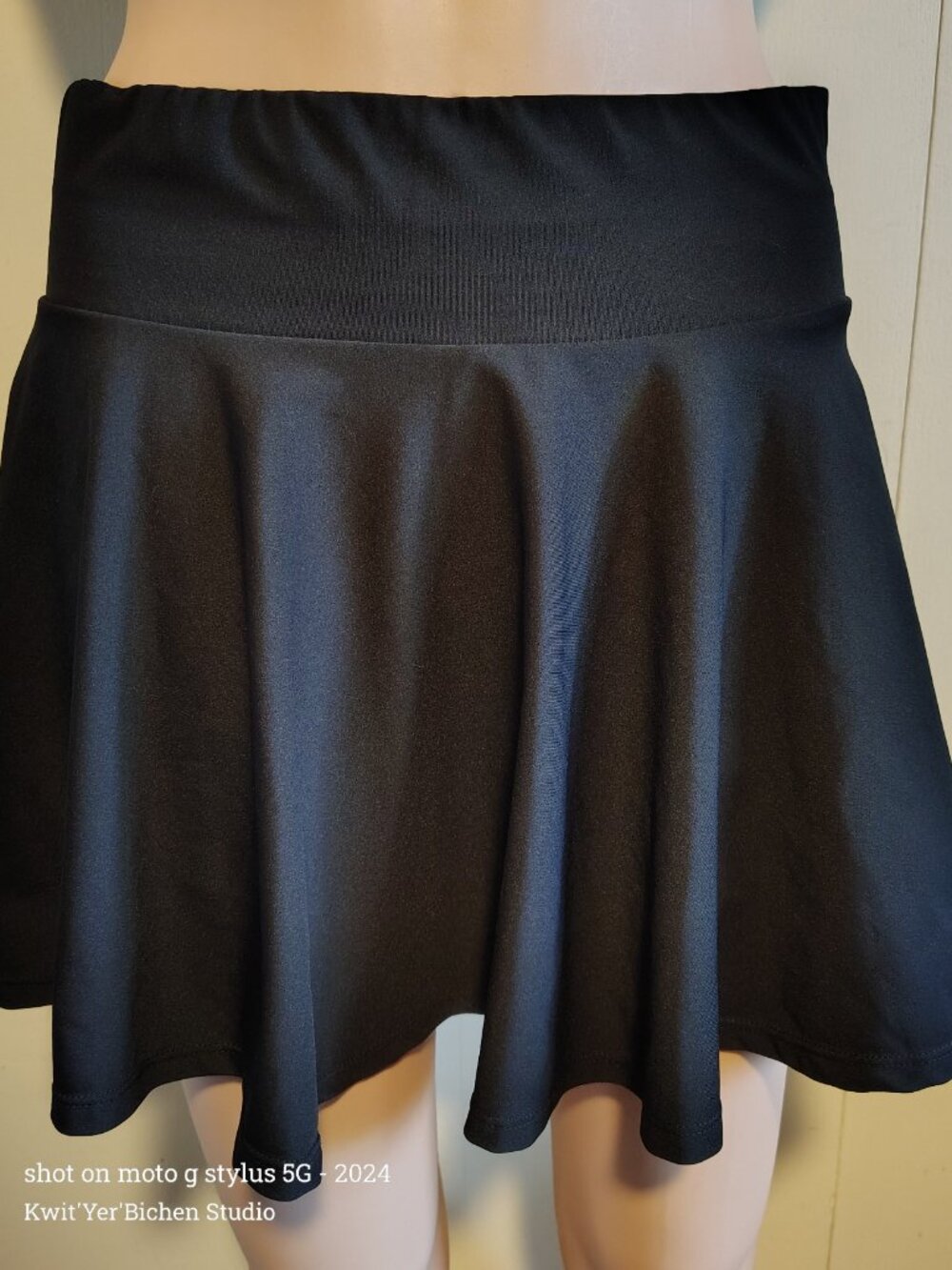 Women's Black Athletic Skort Baleaf SZ MED